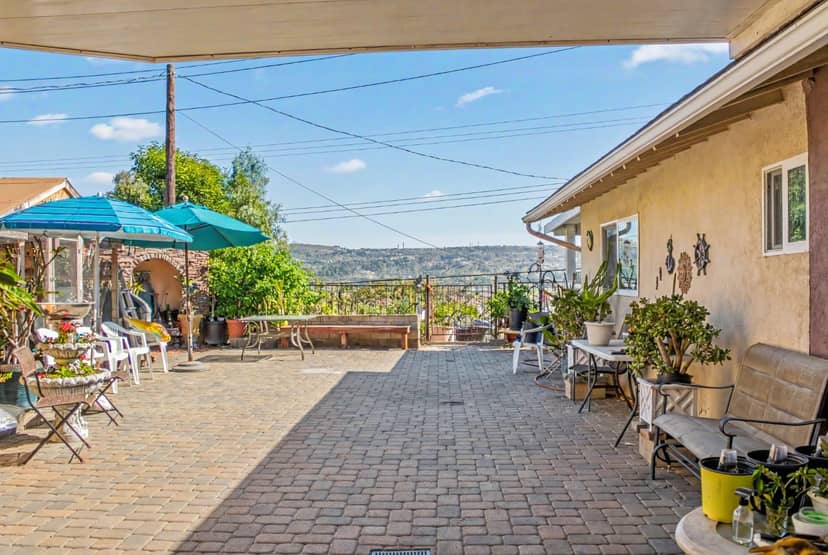 Back Patio social area